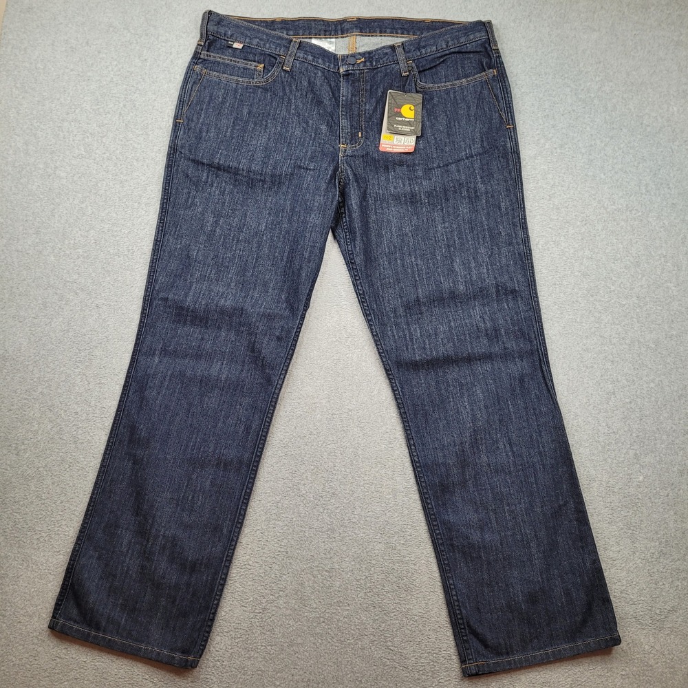 Carhartt FR Rugged Flex Jean Women 18 Short Dark Wash Flame Resistant 102688-417